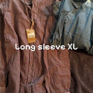 Men’s shirts. New but only 2 with tags